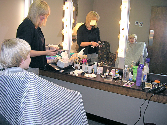 Hair and makeup