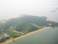We landed on an island.