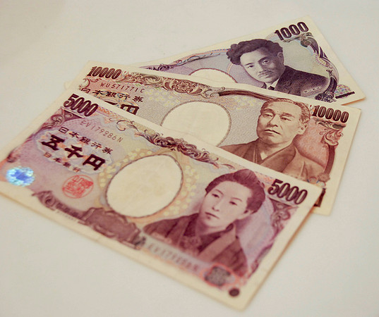 Japanese yen is about 100 to 1.26 dollar.