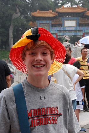 Jason purchased this paper expandable hat.