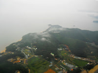 Korea is lush and mountainous.