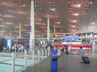 Beijing Airport is enormous.  This is just the check in area.