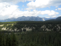View from the mountain bike trail.