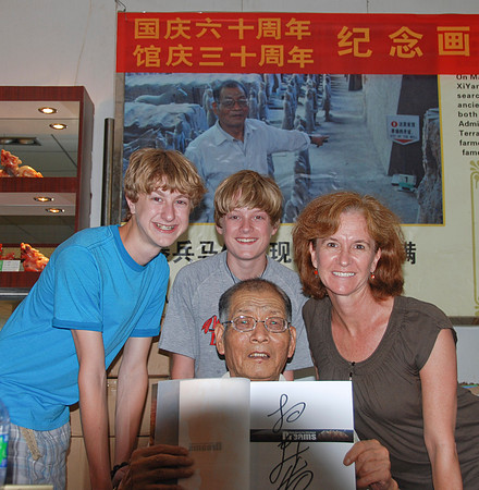 This farmer discovered the first pieces while digging a water well with other farmers in 1974.