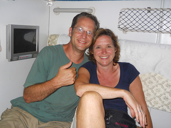 Nelson and Trent shared a compartment with two older Chinese women who both snored.