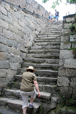 This was the steepest stairway.  Perfect for mountain goats.
