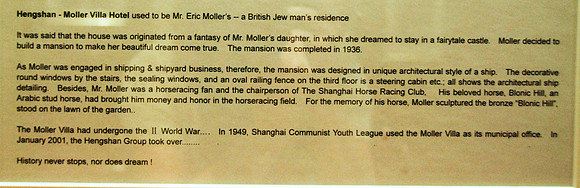 Story of Eric Moller and the villa.