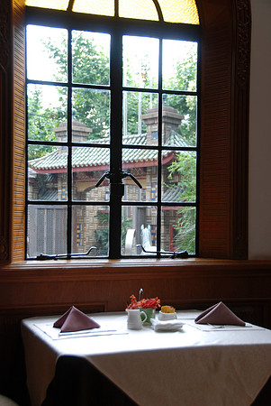 I will miss our breakfast dining room.  I sat here alone for my coffee the last morning.