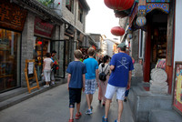 Walking through "Pipe Street."