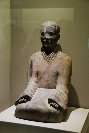 The museum of the Terra Cotta Warriors.  This figure watched over the buried horses.