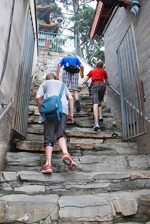 The north section of Summer Palace was mostly up and down steep sections of stairways.