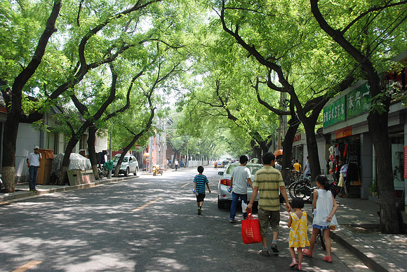 We walked this street next to the Forbidden City and found a great lunch spot.