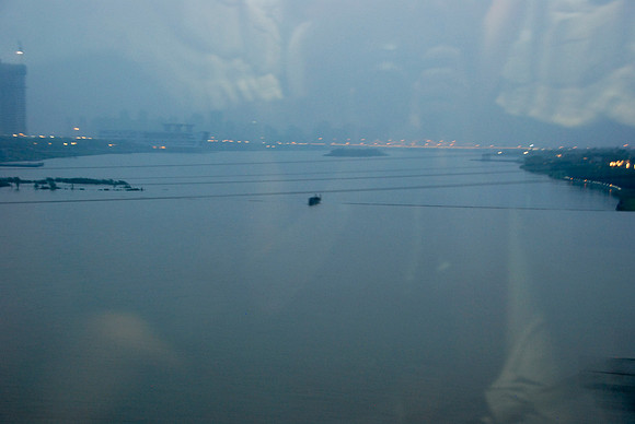 View from the train leaving Xi'an.