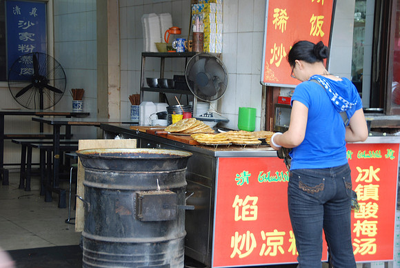 We saw many ways of preparing "street food."