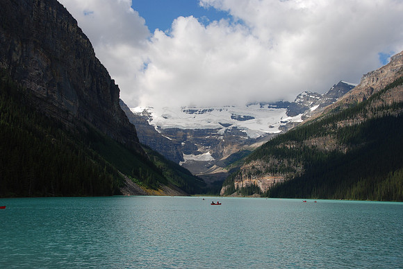 The stunning setting of Lake Louise!