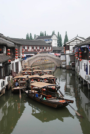 This ancient town is known for its canals.