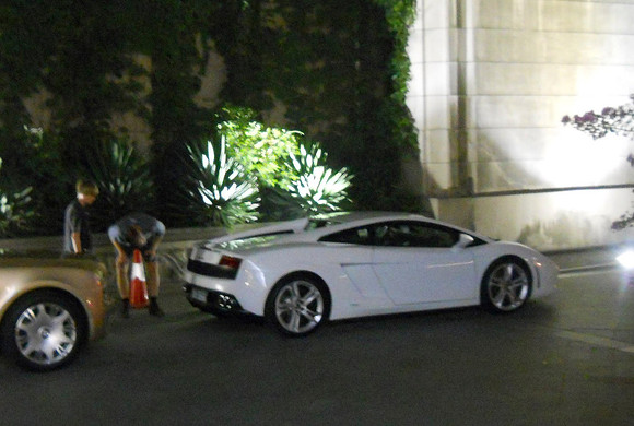 We saw a few Lamborghinis parked at our hotel!