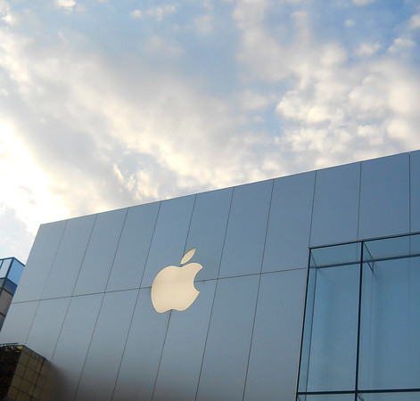 The Apple store.