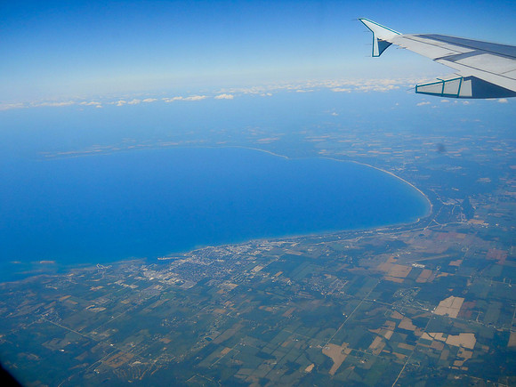 Landing in Toronto.