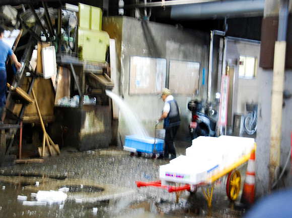 Bad photo, but this was a huge ice machine.