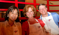 Kazuko with Barb and Jim.  Her husband, Atsunori, will join us for the week end  touring.