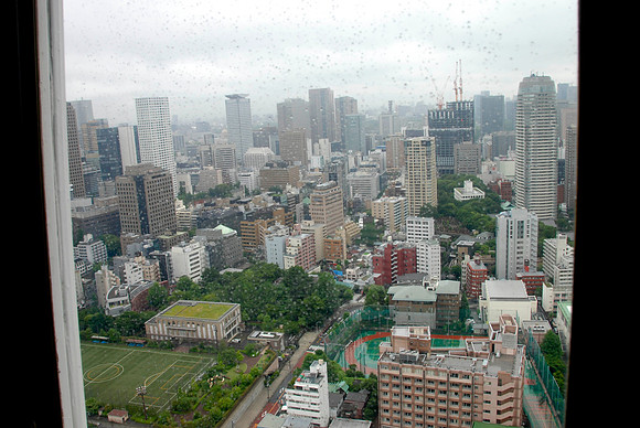 Now we are on the observation deck of the Tokyo Tower.  Great views.