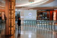 Very high-end mall.  Every store was designer and the real thing and price to match.