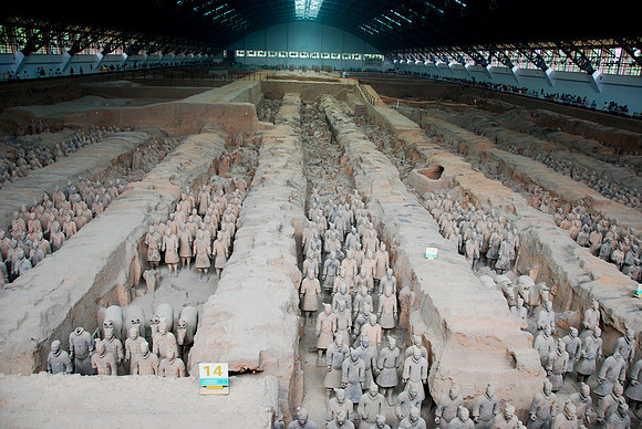 This is the largest pit.  Photos cannot depict the vast number of relics.