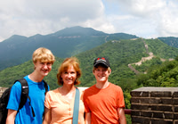 We are on the Great Wall of China!  So exciting!