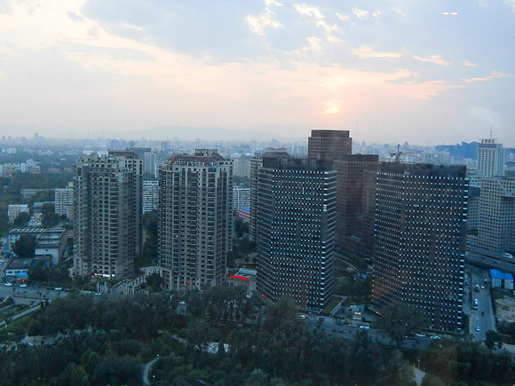 At the end of a day with less smog.