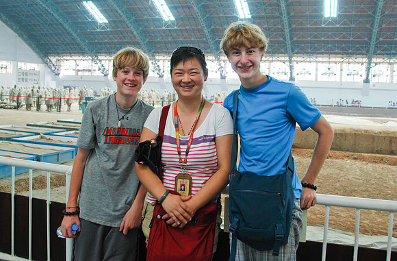 We enjoyed our guide for two days.  Grace enjoyed teaching and laughing.